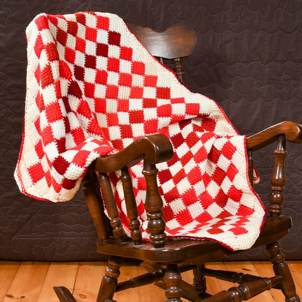 New, hand crocheted afghan throw blanket, beautiful gift,  40" x 50"